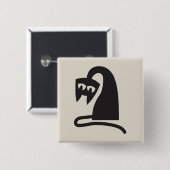 Scary Cat Button (Vorne & Hinten)