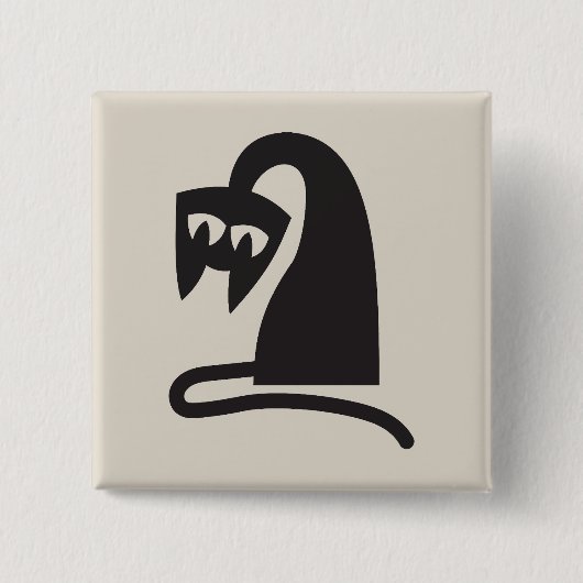 Scary Cat Button (Vorderseite)