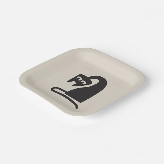 Scary Cat Pappteller (Gewinkelt)