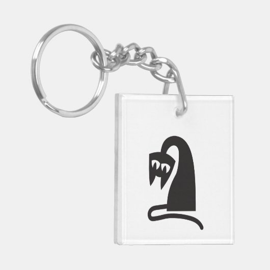 Scary Cat Schlüsselanhänger (Vorderseite links)