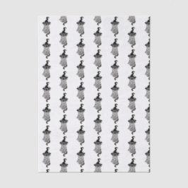 Scary cat wrapped seidenpapier