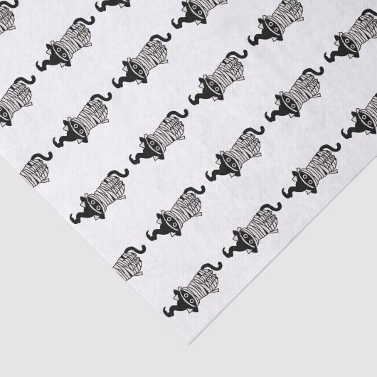 Scary cat wrapped seidenpapier (Ausschnitt)