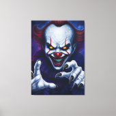 Scary Clown Canvas Print Leinwanddruck (Vorderseite)