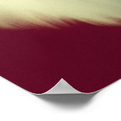 Scary clown horror portrait ugly monster Halloween Poster (Ecke)