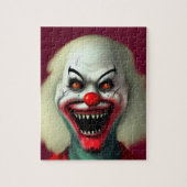 Scary clown horror portrait ugly monster Halloween Puzzle (Vertikal)