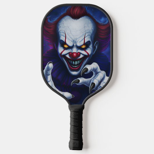 Scary Clown Pickleball Paddle (Rückseite)