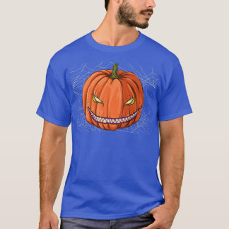 Scary Cobweb Jack O Lantern Halloween Costume Spoo T-Shirt