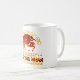 Scary Costume Dog Mama Crazy Shih Tzu Mom Kaffeetasse