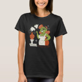 Scary creepy zombie cleaning lady T-Shirt (Vorderseite)
