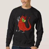 Scary Devil Costume Parrot I Mexican Red-headed Am Sweatshirt (Vorderseite)