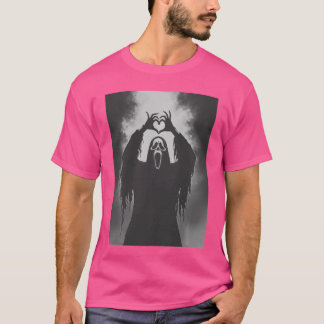 Scary Face Horror Poster Halloween friends T-Shirt