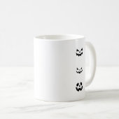 Scary Halloween Faces Kaffeetasse (VorderseiteRechts)