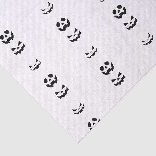 Scary Halloween Faces Seidenpapier (Ausschnitt)
