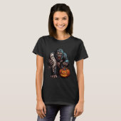 Scary Halloween Gorilla Ghost Spooky Candy Bag 5 T-Shirt (Vorne ganz)