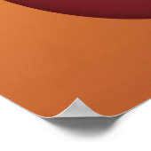 Scary Halloween Papercut Tree in Graveyard Poster (Ecke)