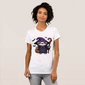 Scary Halloween Sloth Witch Hat Costume Spooky Sea T-Shirt (Vorne ganz)