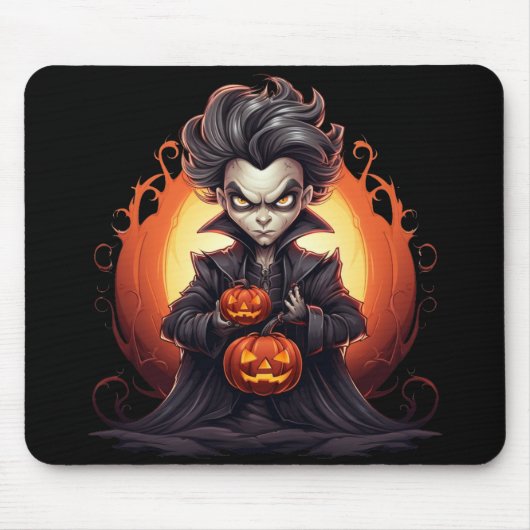 Scary Halloween Vampire Mousepad (Vorne)