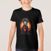 Scary Halloween Vampire Tri-Blend Shirt (Vorderseite)