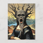 Scary Mona Lisa Horror Postkarte (Vorderseite)