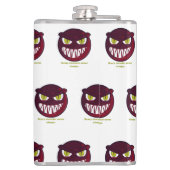 Scary monster never sleeps. flachmann (Rückseite)