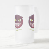 Scary monster never sleeps. mattglas bierglas (VorderseiteRechts)