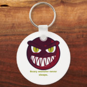 Scary monster never sleeps. schlüsselanhänger (Vorderseite)