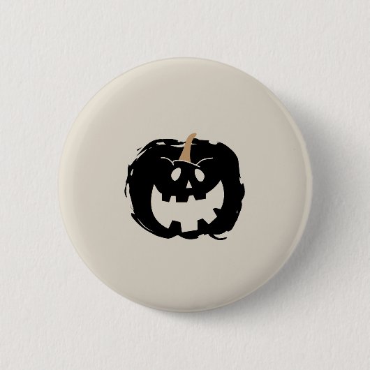 Scary Pumpkin Button (Vorderseite)