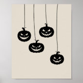 Scary Pumpkin hanging Poster (Vorne)