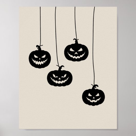 Scary Pumpkin hanging Poster (Vorne)