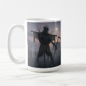 Scary Scare Crow In Corn Field Kaffeetasse (Links)