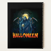 Scary Skeleton Night Halloween, mein Halloween Moo Planer (Rückseite)