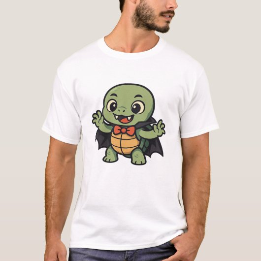 Scary turtle vampire Halloween Oversized T-Shirt (Vorderseite)