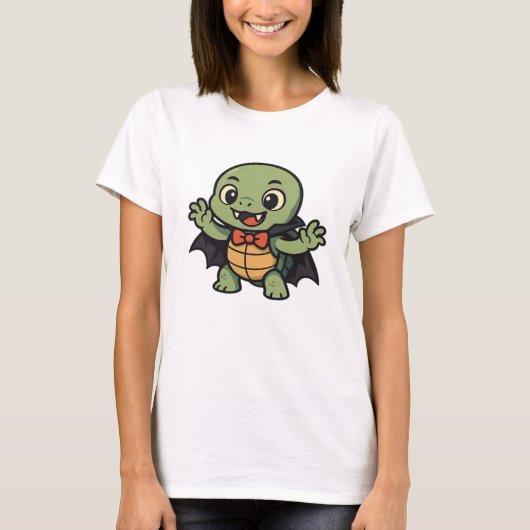 Scary turtle vampire Halloween Oversized T-Shirt (Vorderseite)