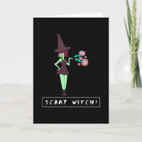 Scary Witch Funny Halloween