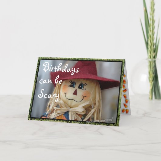 ScaryBday 4 zu jedem Anlass anpassen Karte (Vorderseite)