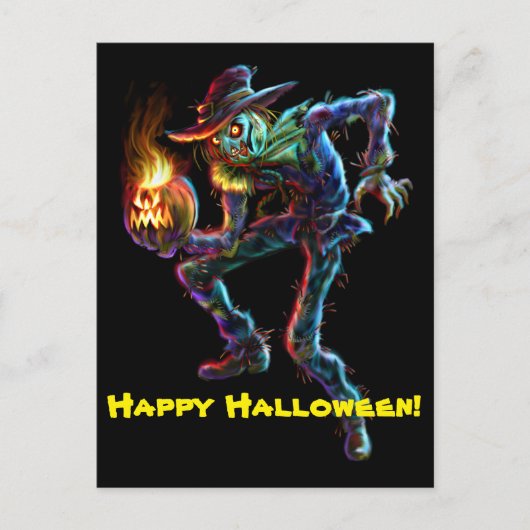 ScaryCrow-Postkarte Postkarte (Vorderseite)