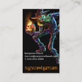 Scarycrow Vogelscheuche-Visitenkarte Visitenkarte (Rückseite)