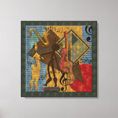 Scat Masters Jazz Serie Wrapped Canvas Leinwanddruck (Vorderseite)