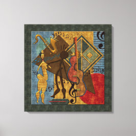 Scat Masters Jazz Serie Wrapped Canvas Leinwanddruck