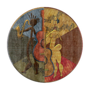 Scat Masters (Jazz Series Pt. 6) Charcuterie Board Schneidebrett