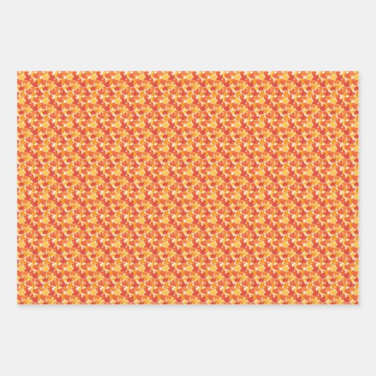 Scated Herbstleaves Geschenkpapier Set (Vorderseite 3)