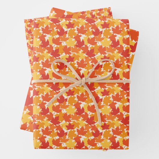 Scated Herbstleaves Geschenkpapier Set (Beispiel)