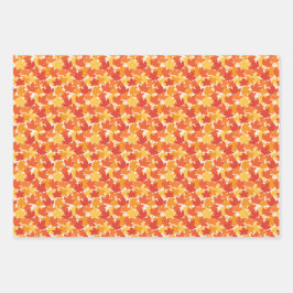 Scated Herbstleaves Geschenkpapier Set