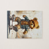 Scater Teddy Bear Puzzle Jigsaw (Horizontal)