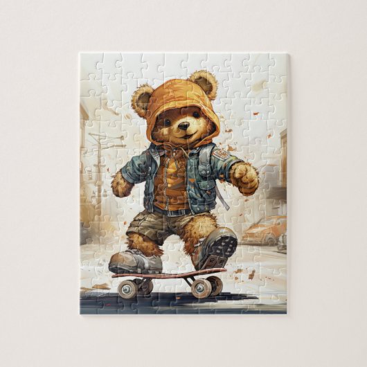 Scater Teddy Bear Puzzle Jigsaw (Vertikal)