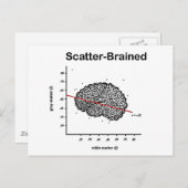 Scatter-Brained Postkarte (Vorne/Hinten)