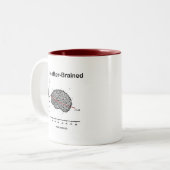 Scatter-Brained Zweifarbige Tasse (Vorderseite Links)
