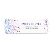 Scatter Glitzer Blau und Lila (Vorne)