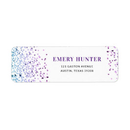 Scatter Glitzer Blau und Lila