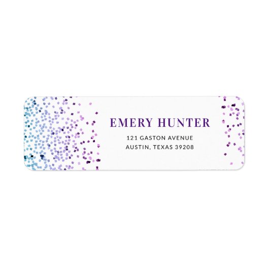 Scatter Glitzer Blau und Lila (Vorne)